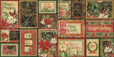 Preview: Graphic 45 Journaling Cards Warm Wishes