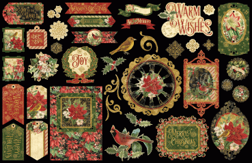 Preview: Graphic 45 Ephemera Warm Wishes