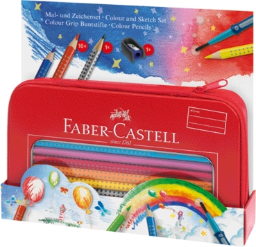 Faber-Castell Colour GRIP Mal- und Zeichenset