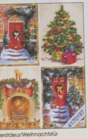 Le Suh 3 D Bogen im Format 50 x 70 cm Weihnachtstür