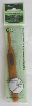 Clover Häkelnadel mit sanftem Touch 4,5 mm