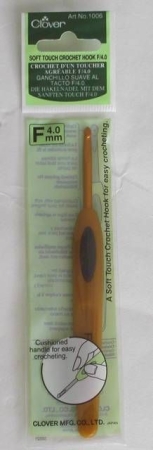Clover Häkelnadel mit sanftem Touch 4,0 mm