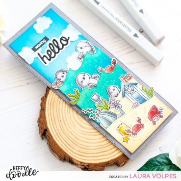 Preview: Heffy Doodle Stitched Slimline Trio Dies