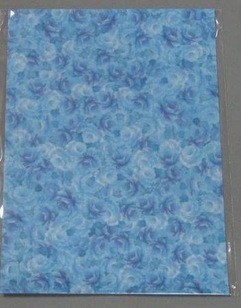 Vellum Streublüten Rosen blau