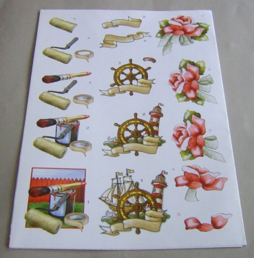 Preview: Hobbydols Poster mit 8 3D Motiven