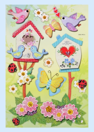 Hobbyfun 3D-Sticker Garten I