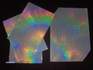 Preview: Le Suh Hologrammpapier silber A4 einseitig bedruckt pro Stück