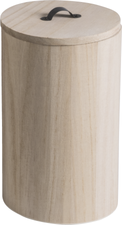 Holzdose rund 20 x 12 cm