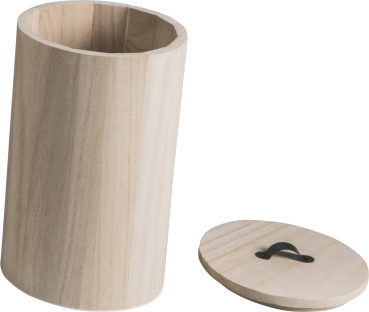 Holzdose rund 20 x 12 cm