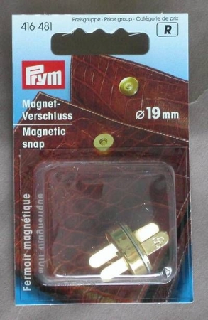 PRYM Magnetverschluß goldfarbig