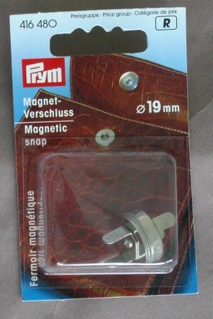 PRYM Magnetverschluß silberfarbig