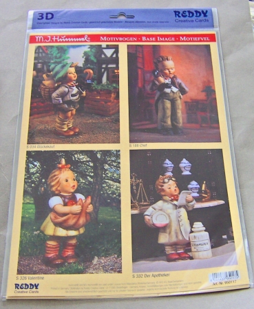 Reddy Cards 3D-Bogen Hummel Stanzbogenset "Glückskauf",..