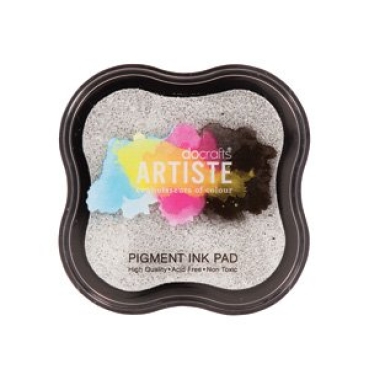 Docrafts Metallic Pigment Ink Pad Metallic Silver