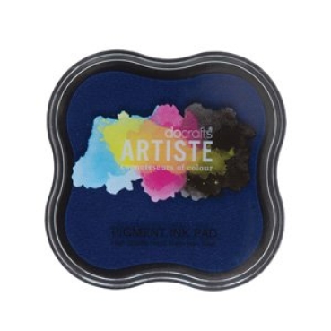 Docrafts Metallic Pigment Ink Pad Metallic Blue