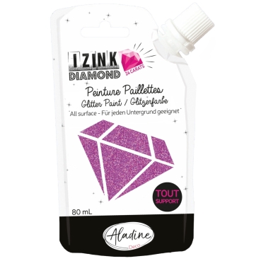 IZINK Diamond Glitzerfarbe 24 Karat pfirsisch