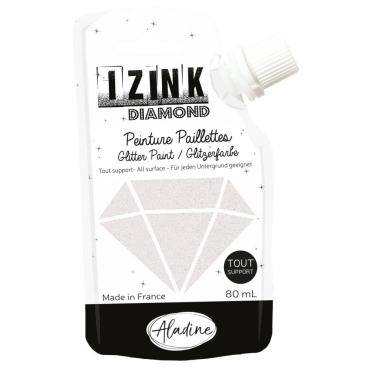 IZINK Diamond Glitzerfarbe puderrosa