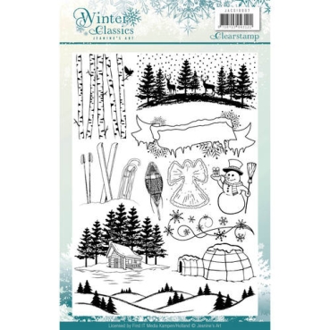 Jeanines Art Clearstamp Winter Classics