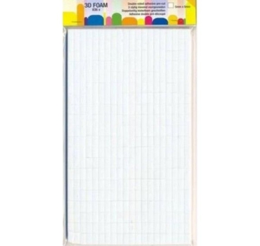 JEJE 3D Foam Dots Squares XL 5 x 5 x 1,5 mm