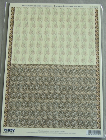 Hintergrundpapier Jugendstil 1