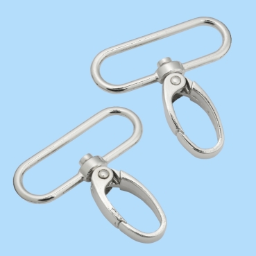 Karabiner-Haken 40 mm Schlaufe 2 Stück