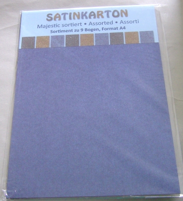 Reddy Cards Kartenkarton Sortiment A4, beidseitig satiniert, Majestic