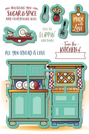 LDRS Creative Country Kitchen Dies / Stanzschablonen