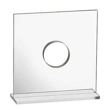 Uhrrohling Acryl quadratisch 15 cm