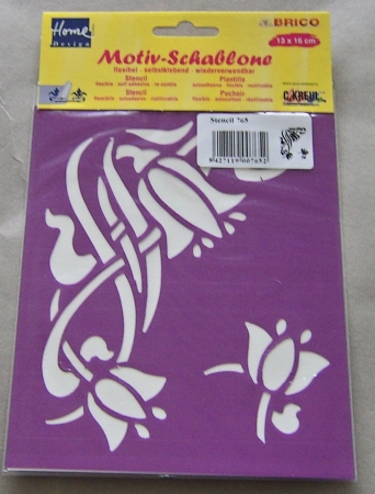 Brico Schablone Lilien 13 x 16 cm