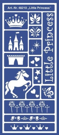Home Design Motiv-Schablone Little Princess