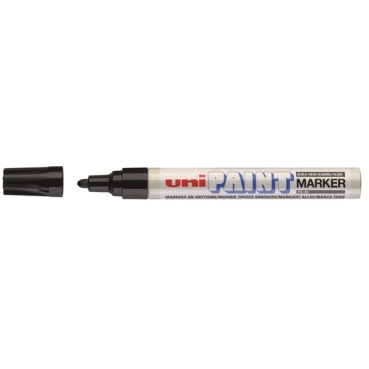 Preview: Faber-Castell Lackmalstift uni Paint PX 20 schwarz