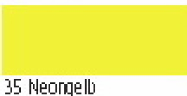 Hobby Line Lackmalstift neongelb 2 - 4 mm