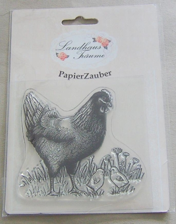 Landhaus-Träume Silikonstempel Henne