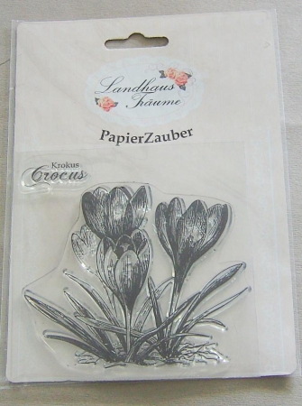 Landhaus-Träume Silikonstempel Krokus