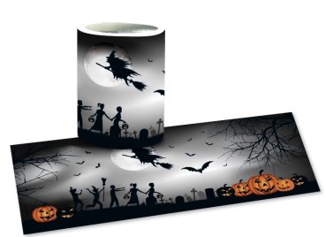 URSUS Laternenzuschnitt Halloween 20 x 50 cm