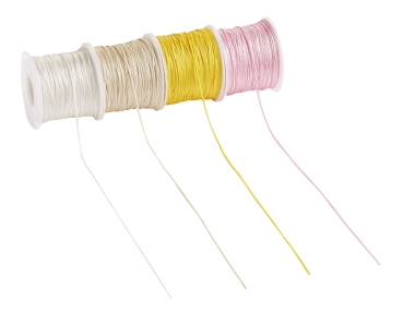 Laurello Polyester Kordel pro Meter rose