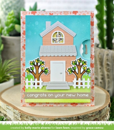 Preview: Lawn Fawn Dies Schneideschablonen Build A House