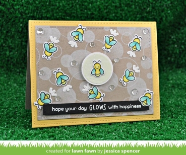 Preview: Lawn Fawn Clear Stamps Transparenter Stempel Little Fireflies Glühwürmchen