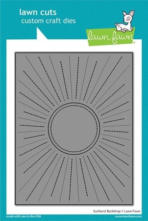 Lawn Fawn Sunburst Backdrop Dies Stanzschablonen