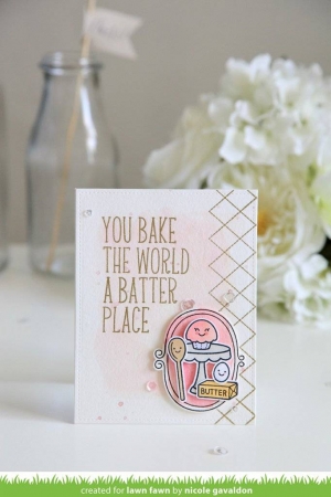 Preview: Lawn Fawn Clear Stamps Baked with Love