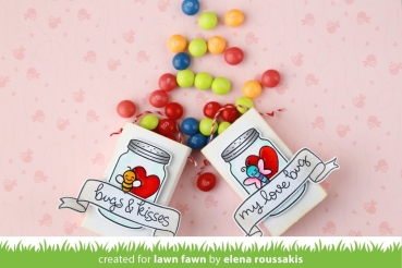 Lawn Fawn Clear Stamps Bugs and Kisses