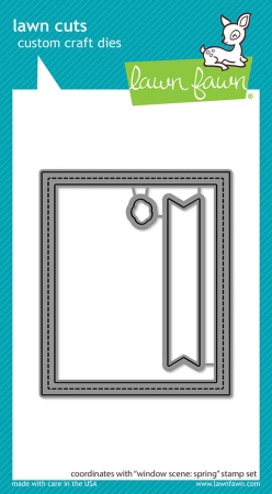 Lawn Fawn Window Scene Frühling Dies Stanzschablonen
