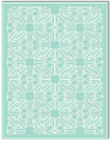 LDRS Creative Floral Mosaic Cover Plate