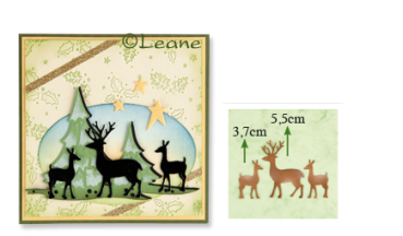 Preview: Lea bilitie Schneide- und Prägeschablone Deer