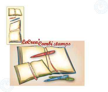 Preview: Leane Creatief An Open Book Clear Stamp Transparenter Stempel