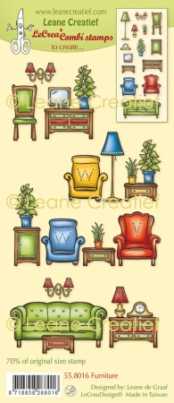 Leane Creatief Furniture Combi Clear Stamp