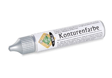Knorr Prandell Waco Lederfarbe Leather Color Konturenfarbe 25 ml silber