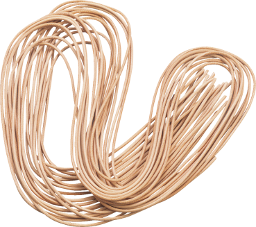 Lederriemen 1 mm 1 Meter 2 Stück natur