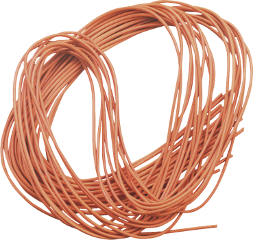 Lederriemen 2 mm 1 Meter 2 Stück karmesin