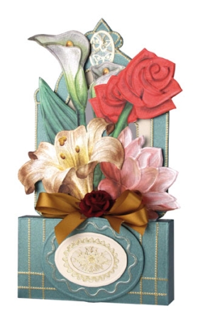 Preview: Reddy Cards Blumendrucke für Prägeboard "Floral Bouquets"