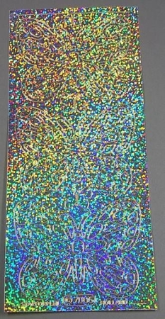Stickerbogen 10 x 23 cm holografisch Schmetterlinge